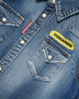 Camicia in jeans dsquared2