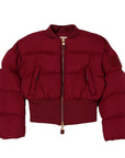 Bomber Elisabetta Franchi in nylon EFGB131 cherry